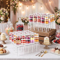 Geetery 48 Pcs Push Cake Pop Containers and 2 Pcs 20 Hole Cake Pop Stand by Geetery