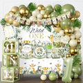 cocomigo 237pcs Wild One Birthday Decorations Complete Party Set, 20 Guests by cocomigoPartyHome