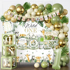 cocomigo 237pcs Wild One Birthday Decorations Complete Party Set, 20 Guests by cocomigoPartyHome