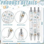 289 Pieces Airplane Baby Shower Favors for Guest Little Explorer Landing Soon Ballpoint Pens and Keychains Gifts Bulk Retractable Baby Shower Pens Gender Reveal Thank You Cards Souvenirs Prizes - Image 2