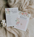 Your Main Event Prints Floral Baby in Bloom Baby Shower Games, Fun Activities for 25 Guests(Bingo, Who Knows Mommy Best, Guest Quest and Guess Who) (Pack of 2) - Image 5
