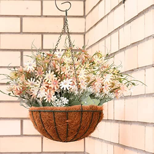 Artificial Flowers Wildflowers Silk Daisy Spring Fake Daisies Decoration Summer UV Resistant Colorful Mixed Bundles Faux Greenery Outdoor Plant Stem Filler for Home Decor Indoor Floral Arrangements - Image 5
