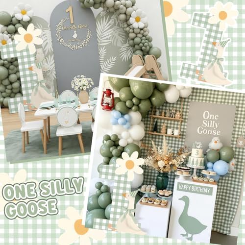 Croblissful One Silly Goose Party Decorations, Sage Green, One Goose - Image 6