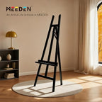 MEEDEN Display Easel Stand for Sign: Adjustable Wooden Stands for Painting - A Frame Art Easel for Canvas up to 60" for Artist Adults Drawing Picture Poster - Black - Image 3