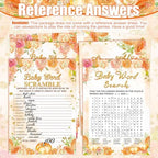 476 Pcs Little Pumpkin Baby Shower Games, 9 Style Baby Shower Activities - Image 6