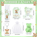 288 Pcs Baby Shower Favors Set for Guests,Green,Bear - Image 2
