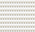 Housecret 120 Pack Warm White Unscented Clear Glass Filled Votive Candles. Hand Poured Wax Candle Ideal Gifts for Aromatherapy Spa Weddings Birthdays Holidays Party by Housecret