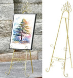 59" H × 22" L × 20" W Metal Easel Stand for Sign with Chain Support by YiLifebes-EasytoLife