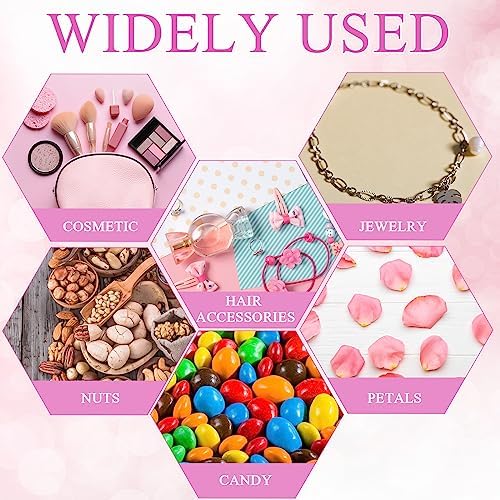 Woanger 500 Pcs Hot Pink Organza Bags Bulk 4 x 6 Inch Small Drawstring Mesh Gift Bags Sheer Jewelry Pouches Sachet Candy Pouch for Wedding Favor Holiday Festival Birthday Party Shower - Image 5