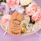 24PCS Horseshoe Key Chain Cowboy Party Favor Wedding Key Rings Gift or Souvenir for Guests, Horse Birthday Party Favors Bridal Shower, Wedding Party or Cowgirl Baby Shower Decorations - Image 6