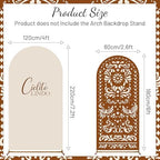 Cielito Lindo Arch Backdrop Cover, HYMENEX 6ft and 7.2ft Mexican Arch Backdrop Cover for Cielito Lindo Party Decorations Mexican Talavera Wedding Bridal Baby Shower Party Supplies - Image 2