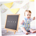Wooden Felt Letter Board Double Sided Message Board Xmas - Image 4