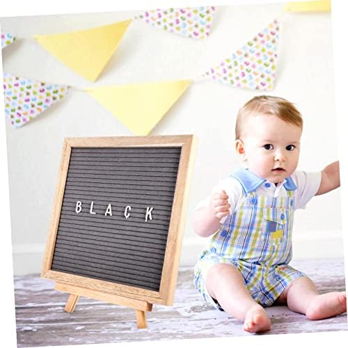 Wooden Felt Letter Board Double Sided Message Board Xmas - Image 4