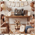 Sherr 476 Pcs Coffee Baby Shower Game Set, 9 Style Baby Shower Activities - Image 6