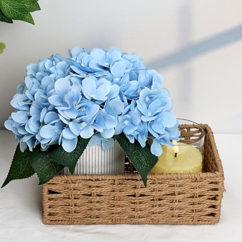 Pastel Blue Flower Table Centerpieces - Set of 6 - Image 6