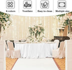 Fitable 6 Pack Burgundy Tablecloths 70 Inch Round for 36"-48" Tables - Image 7