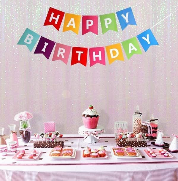 Poise3EHome White Iridescent Sequin Backdrop Curtains,4 Panels 2FTx8FT Glitter Background for Party Birthday Party Baby Shower Wedding Christmas Thanksgiving Halloween Holiday Festival Decor - Image 6