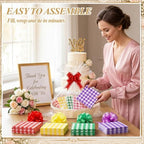 Novabright 24 Sets Baskets for Gifts Empty with Cellophane Wrap, Beige - Image 7