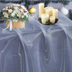 60 Yard Organza Fabric 44" Wide for Wedding Event Décor - Dusty Blue by MDS
