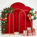 3PCS Metal Arch Backdrop Stand,6+6.6+7.2FT with Covers,Balloon Arch Stand by mekpiwu