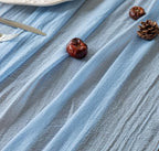 10Pcs Light Blue Cheesecloth Table Runner 120 Inches for Party Home Decor - Image 4