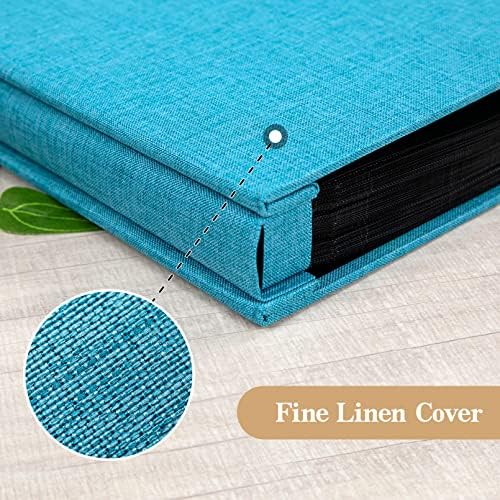 potricher Photo Album 4x6 Photos, 1000 Pockets, Linen Cover, Blue - Image 6