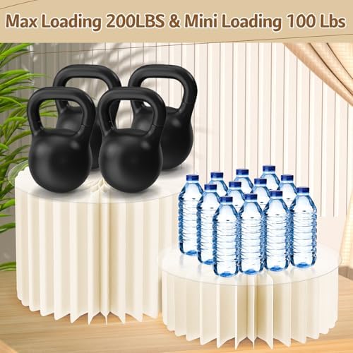 10 Pcs Buffet Risers, Table Food Risers Foldable Cake Display Stands - Image 5