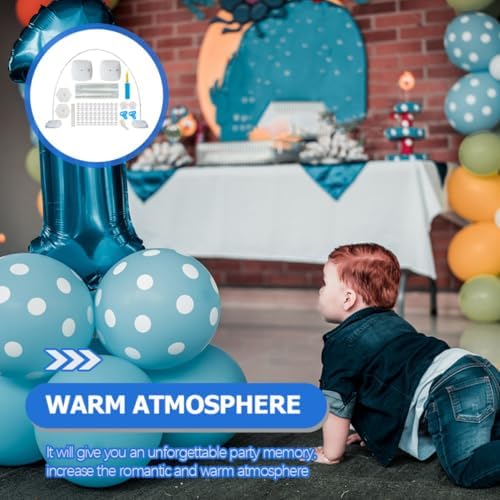 Balloon Arch Kit White Plastic with Base and Water Bags - Image 4
