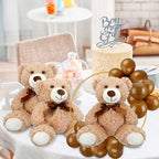 6 Sets Bear Table Centerpieces for Baby Shower Gender Reveal, Brown - Image 6
