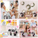 Aliceset 92 Pcs Baby Shower Prizes for Game Party Winners Baby Shower Favors Gifts Includes Hair & Beauty Accessories Jewelry Box with Gift Bag for Gender Revealed Wedding Bridal Party Favors(Black) - Image 6