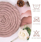 Showgeous 16 Pack Dusty Pink Cheesecloth Table Runner 17 x 108 Inch - Image 3