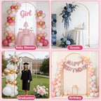 7.2FT Arch Backdrop Stand,Balloon Arch Stand Wedding Back Drop Arch Stand - Image 6