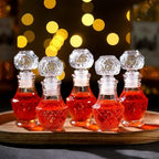 Chuangdi 24 Pcs Mini Glass Wine Bottles 1.7oz Tequila Bottle, Diamond Style - Image 6