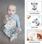 Baby Gift Set, Baby Girls Gift Set New Baby Gifts Basket - Babies Blanket Baby Lovey, Funny Baby Bibs Socks & Greeting Card - Newborn Baby Shower Gifts, Fox - Image 3