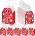 Colarr 50 Pcs House Shaped Gift Bag Real Estate Agent Supplies, Red by Colarr
