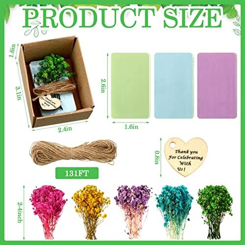 45 Sets Soap Favors Bulk for Wedding Gifts, Rectangle, Blue, Green, Purple - Image 2