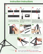 Hemmotop Photo Backdrop Stand 11x10ft, Heavy Duty Background Frame Kit - Image 7