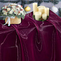 75 Yard Organza Fabric 44" Wide for Wedding Event Décor - Wine by MDS