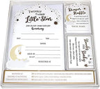 Lillian Rose Twinkle Little Star Theme Baby Shower Invitation Set, White - Image 3
