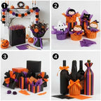 500 Sheets Orange Black Tissue Paper 15x20 Inch for Halloween Gift Bags - Image 2