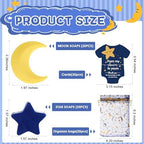 25 Set Baby Shower Soap Favors Moon and Star Bath Soaps, Yellow - Image 2
