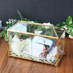 HighFree Glass Wedding Card Box with Lock & Slot (With Arch, Large) - Image 5