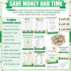 Funnymoom 426 Pcs Football Baby Shower Games, 8 Games Bingo Advice Cards - Image 4