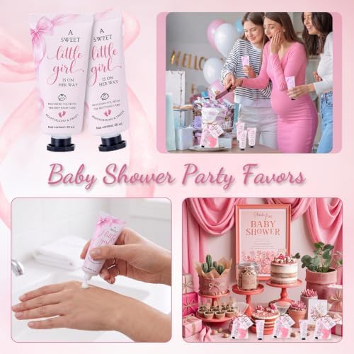 25 Sets Pink Bow Baby Shower Favors for Guests - Image 6