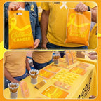 200 Pcs Childhood Cancer Awareness Items Bulk, Gold Ribbon Gifts Favor - Image 6
