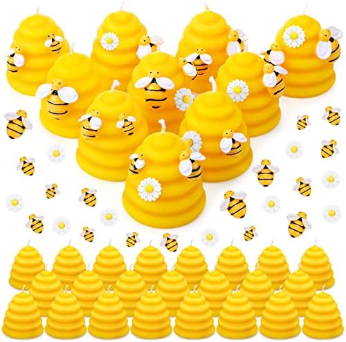 Amyhill 96 Pcs Honeycomb Candles for Baby Shower Bulk by Amyhill