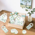 50Pcs Leaf Baby Shower Bottle Opener Favors for Guests Cute Magnetic Handheld Bottle Openers with Organza Bags and Thank You Cards, for Gender Reveal Theme Party Decorations Rerurn Gift Souvenirs - Image 4