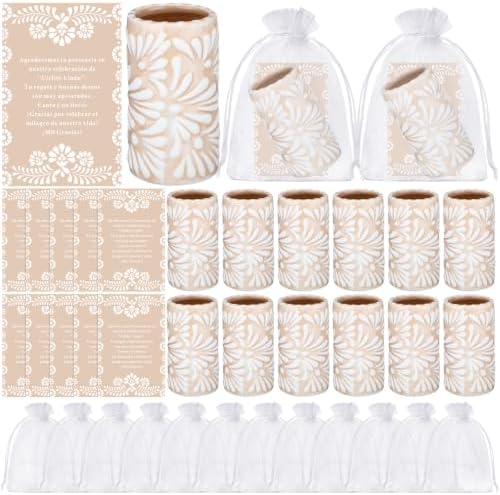 Cielito Lindo Party Favors, 12 Set, Beige, Handleless by Unknown