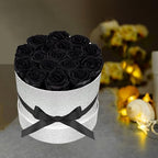 Prifroti 17 Black Flowers in Glitter Box, Birthday Gifts for Women, Preserved Flowers, Mothers Day Roses Gift for Mom - Image 3