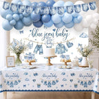 Blue Jean Denim Baby Shower Decorations for Boy - Image 5